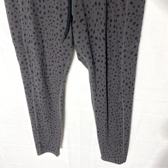 Zyia Grey Black Animal Print High Rise Activewear Joggers 8-10 - Picture 11 of 15